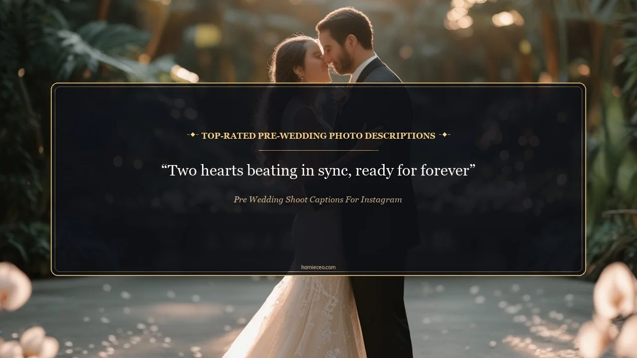 Best Pre-Wedding Shoot Captions for Instagram - Pre Wedding Shoot Captions for Instagram