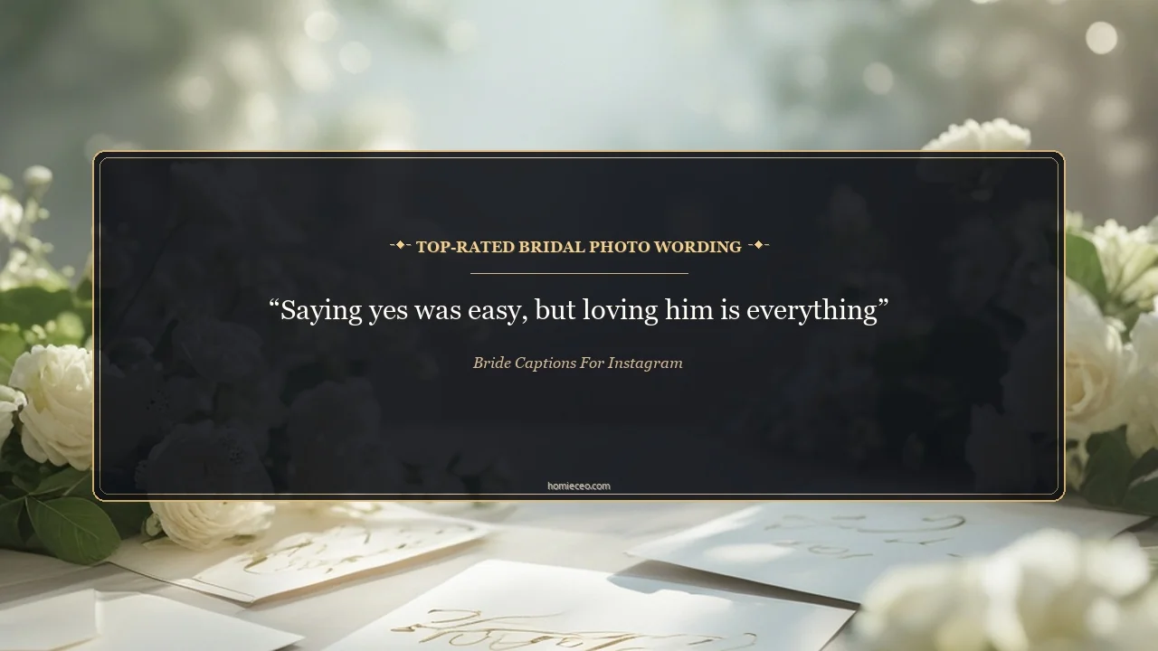 Best Bride Captions for Instagram - Bride Captions for Instagram