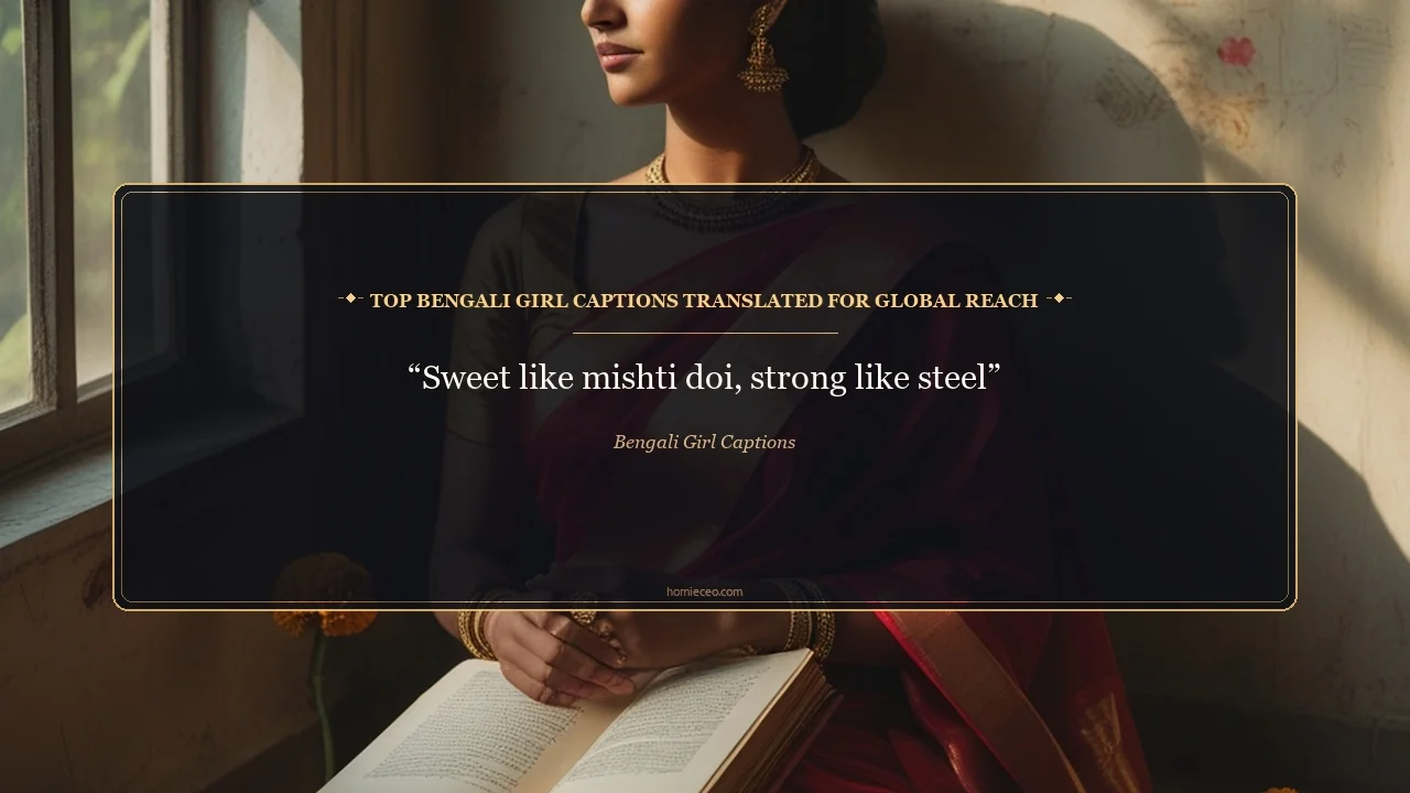 Best Bengali Girl Captions in English - Bengali Girl Captions
