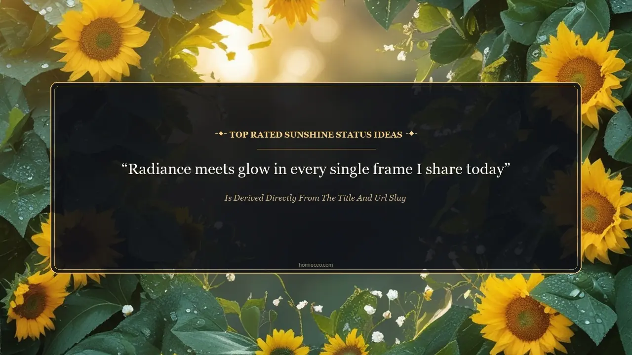 Best Yellow Captions for Instagram - is derived directly from the title and URL slug