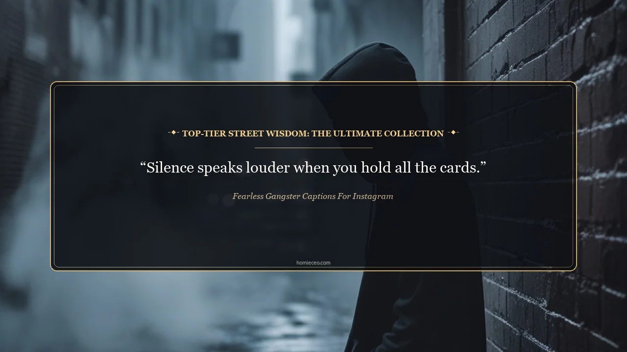 Best Gangster Captions for Instagram - Fearless Gangster Captions for Instagram