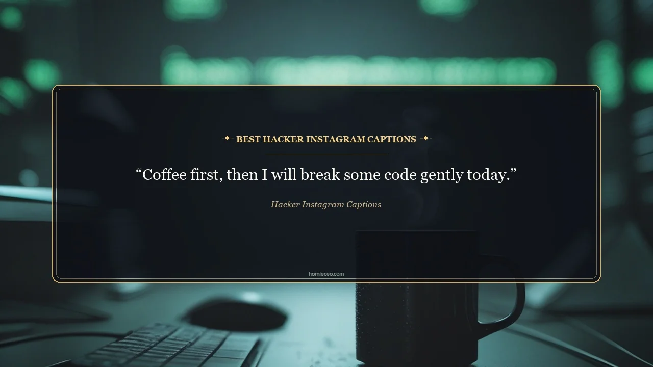 Best Hacker Instagram Captions - Hacker Instagram Captions