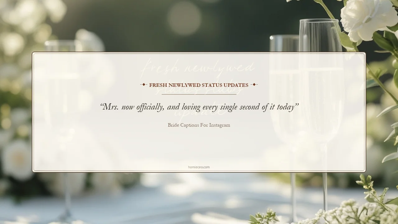 New Bride Quotes for Instagram - Bride Captions for Instagram