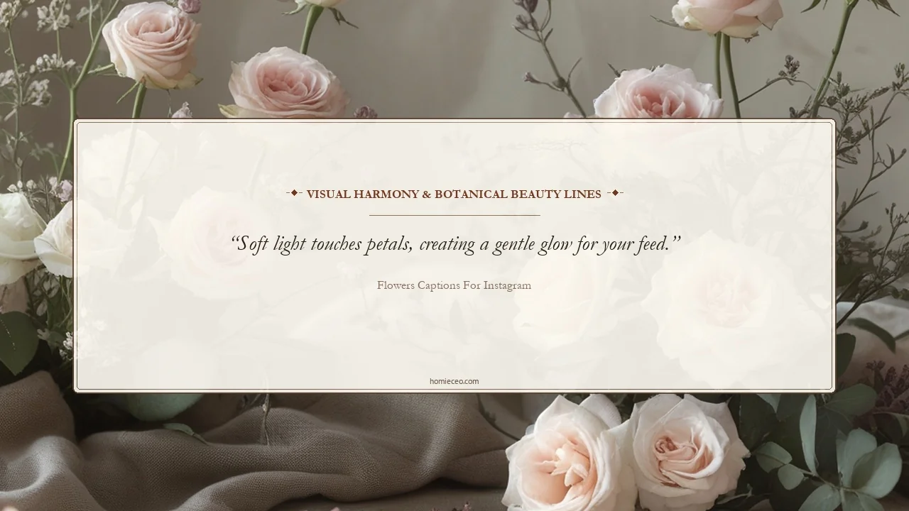 Aesthetic Flower Quotes for Instagram - Flowers Captions for Instagram