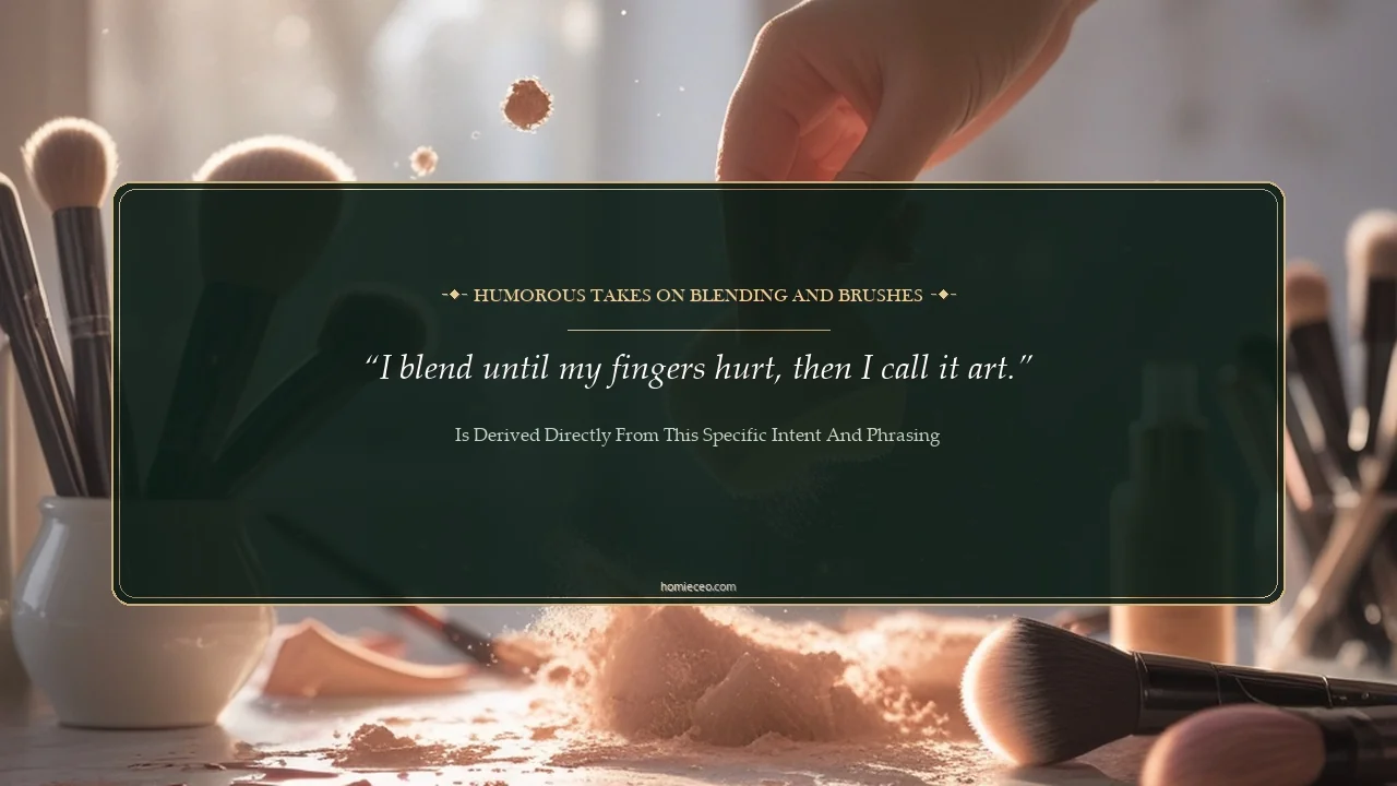 Funny & Witty Makeup Artist Lines - is derived directly from this specific intent and phrasing
