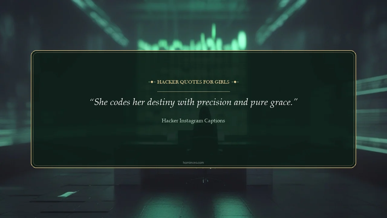 Hacker Quotes for Girls - Hacker Instagram Captions