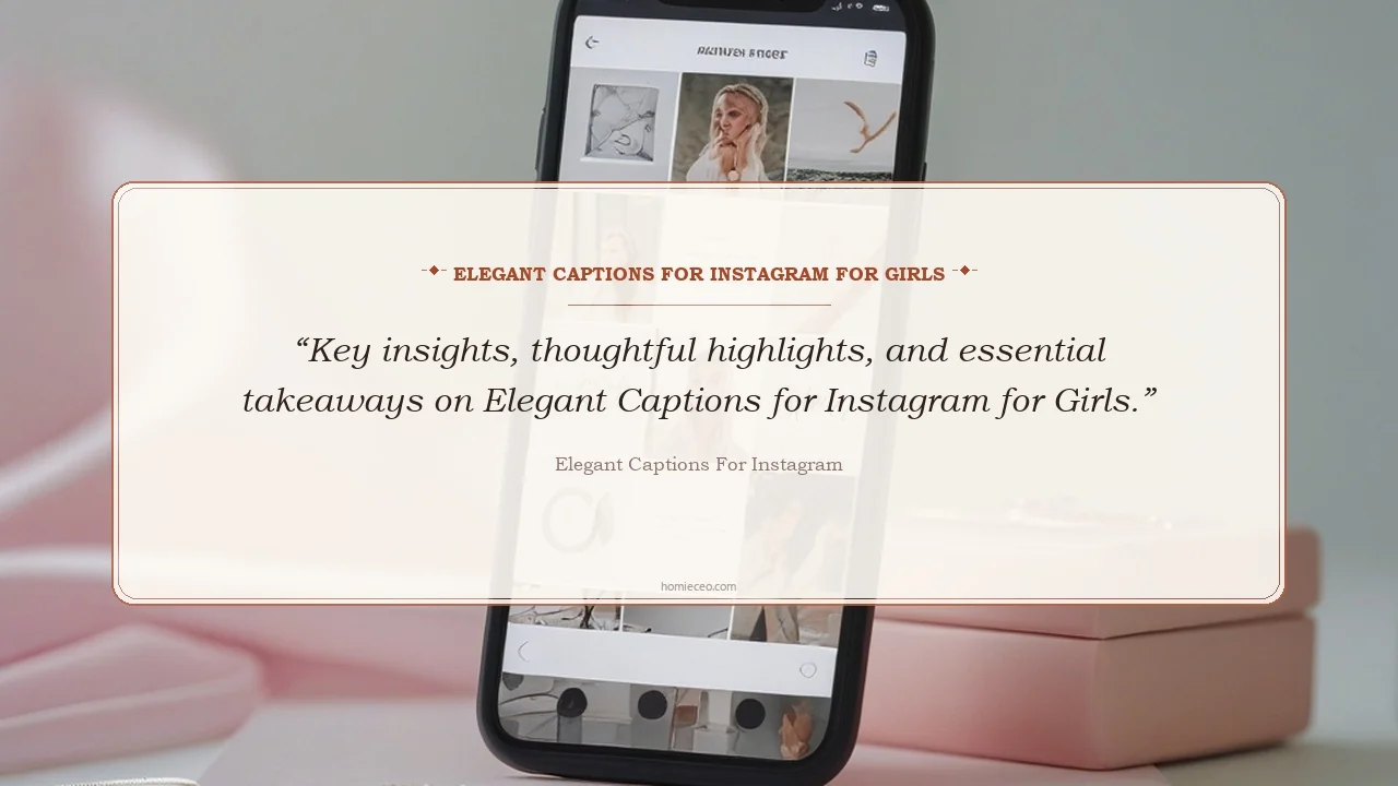 Elegant Quotes for Instagram for Girls - Elegant Captions for Instagram