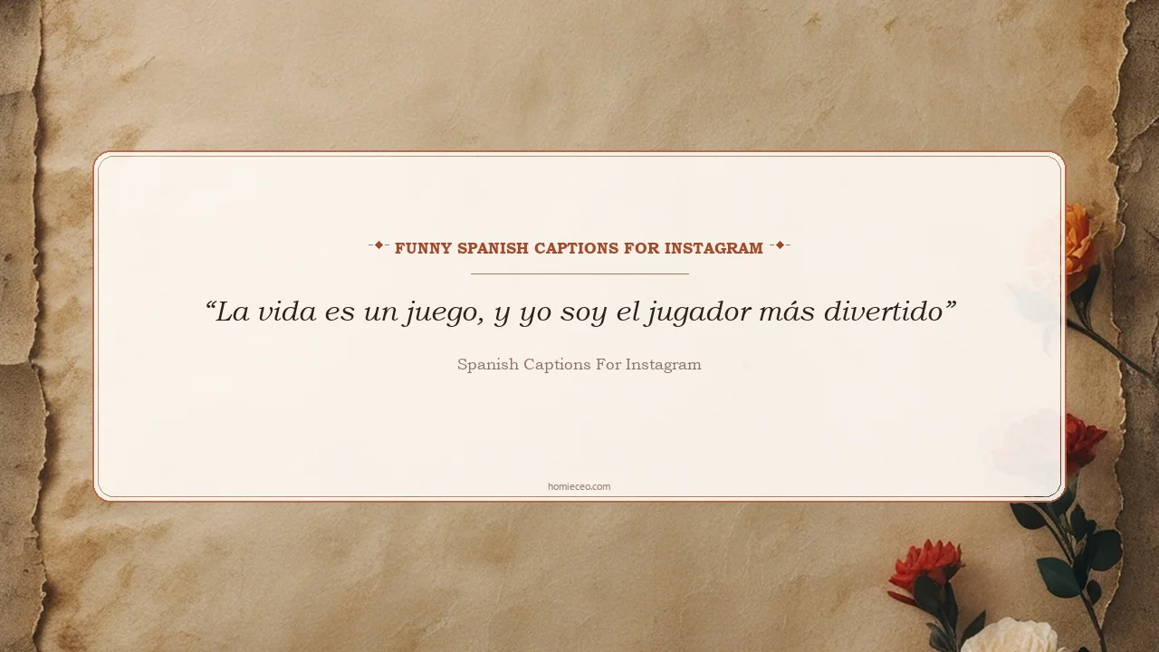 Funny Spanish Lines for Instagram - Spanish Captions for Instagram