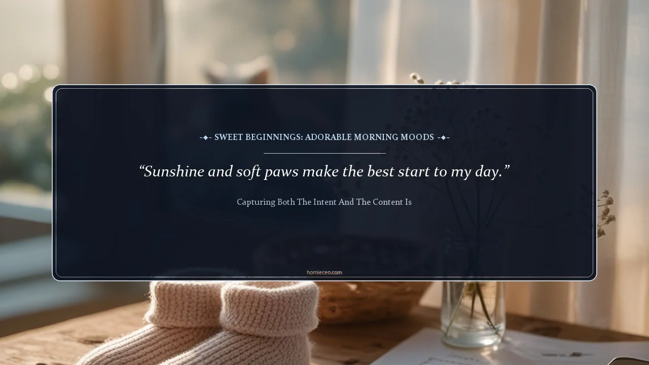 Cute Good Morning Quotes - capturing both the intent and the content is