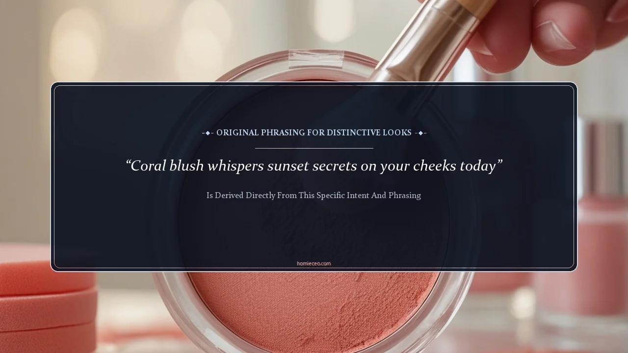 Unique & Creative Makeup Quotes - is derived directly from this specific intent and phrasing