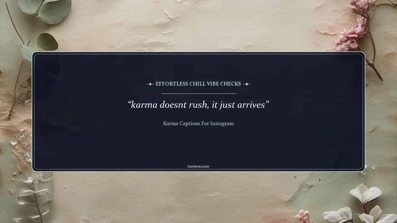 Cool Karma Quotes for Instagram - Karma Captions for Instagram