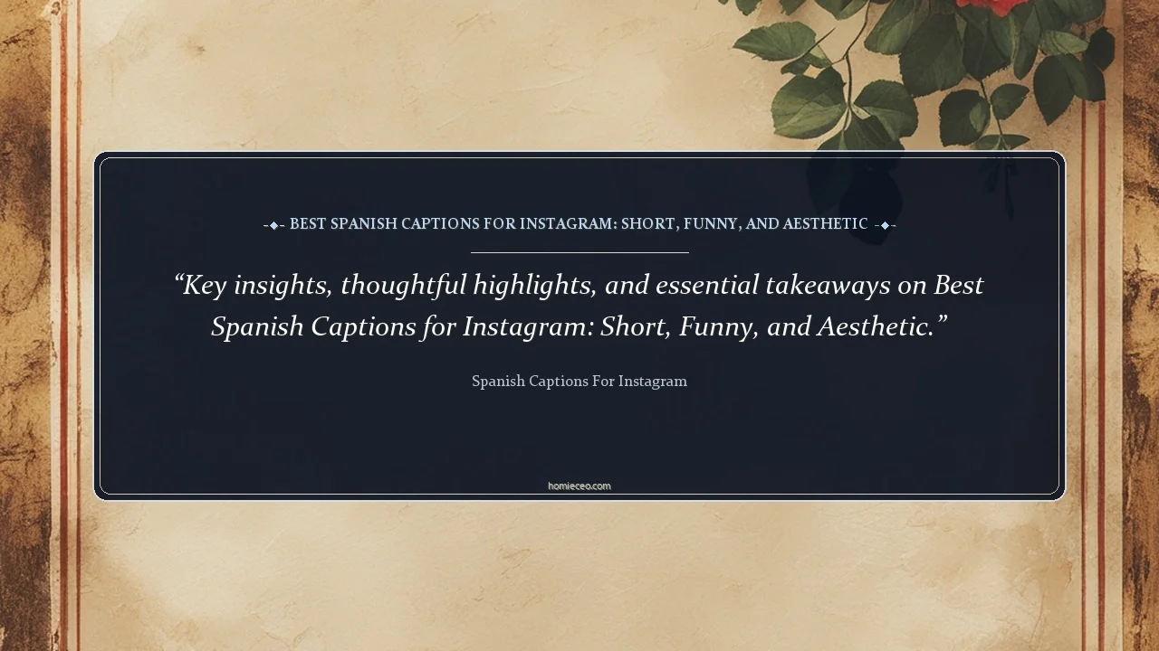 Best Spanish Captions for Instagram: Short, Funny, and Aesthetic - Spanish Captions for Instagram
