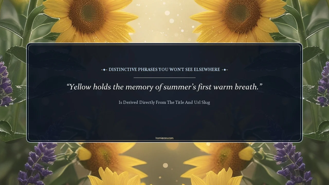 Unique Yellow Quotes for Instagram - is derived directly from the title and URL slug