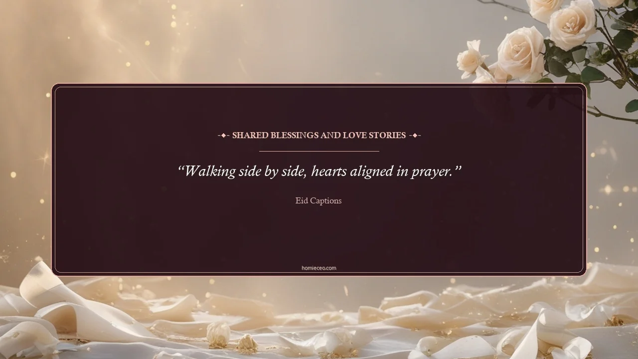 Romantic and Couple Eid Quotes - Eid Captions