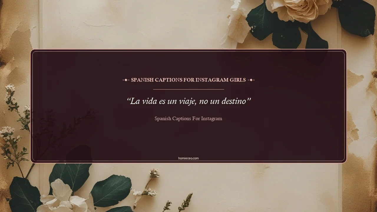 Spanish Quotes for Instagram Girls - Spanish Captions for Instagram