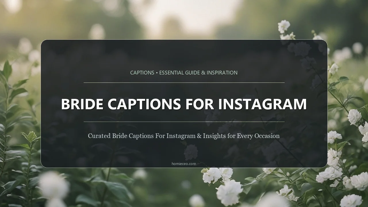 Bride Captions for Instagram