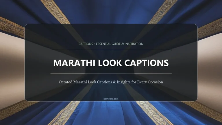 Marathi Look Captions