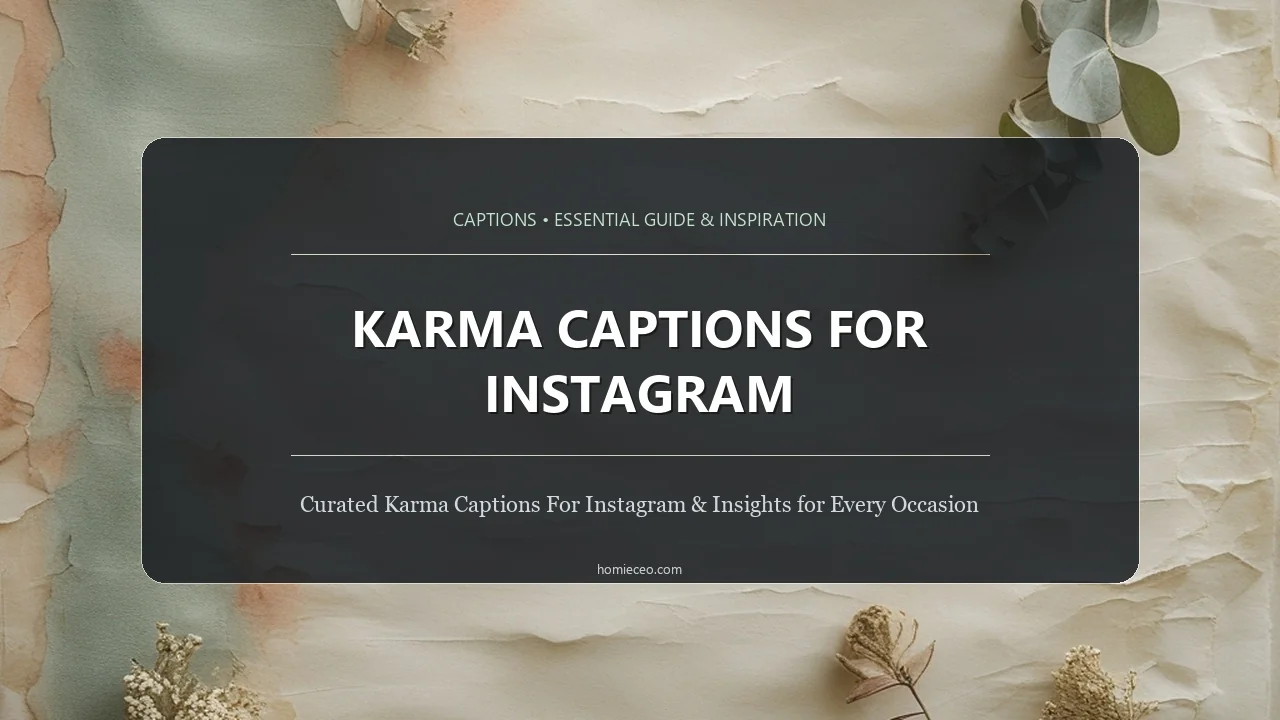 Karma Captions for Instagram