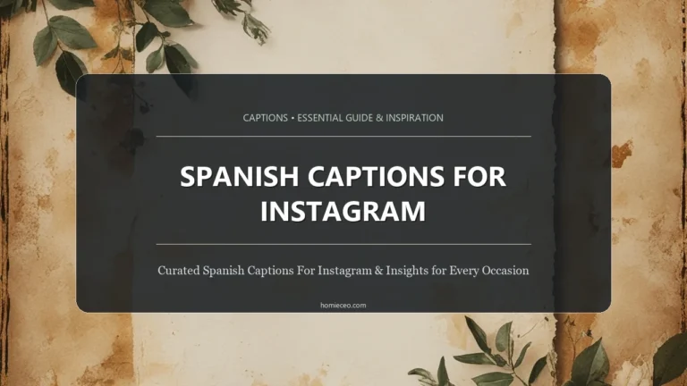 Spanish Captions for Instagram