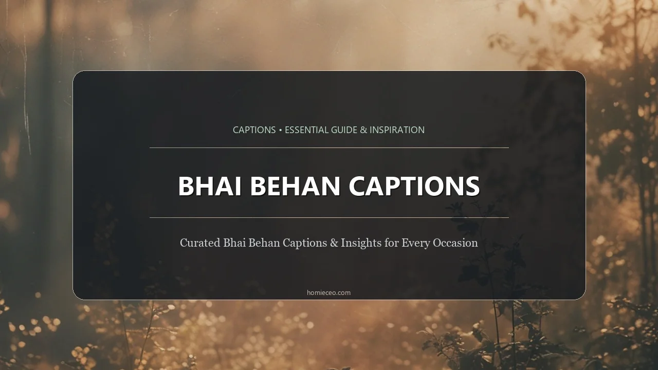 Bhai Behan Captions