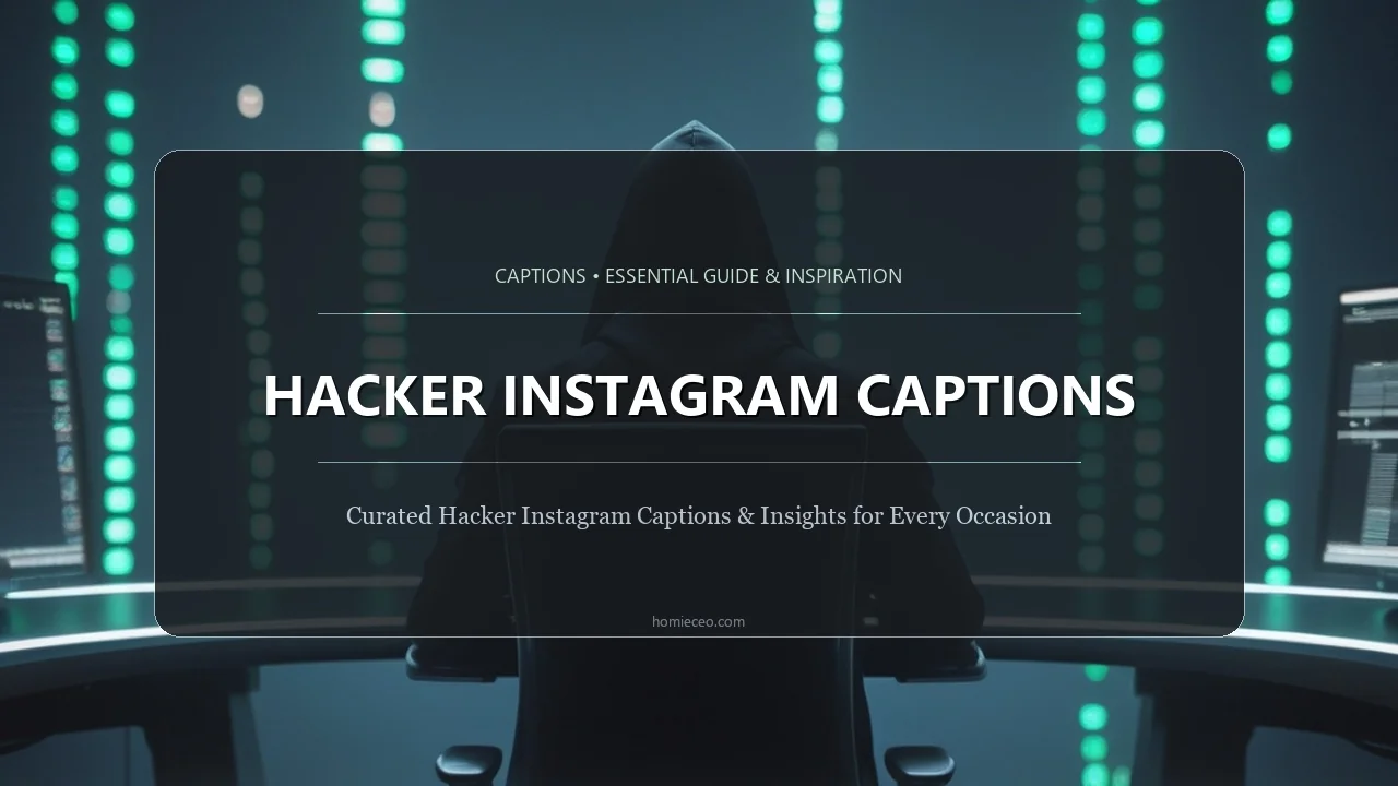 Hacker Instagram Captions
