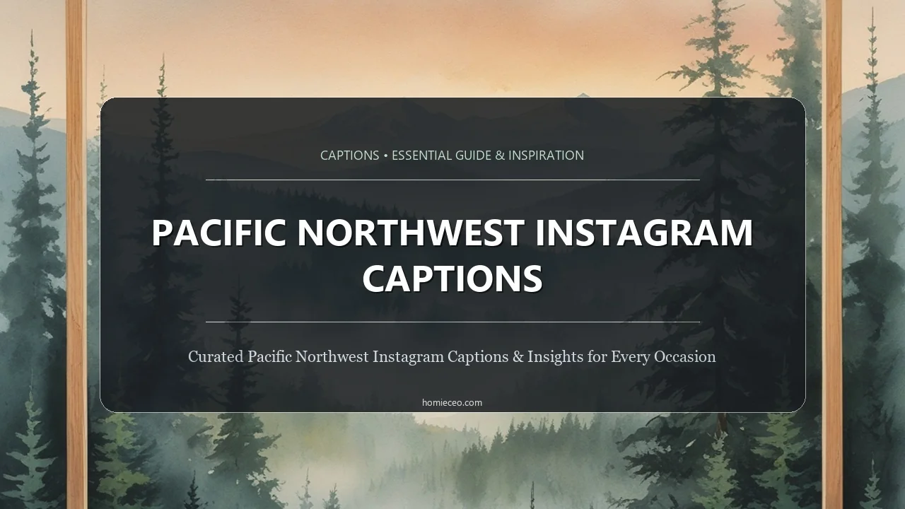 Pacific Northwest Instagram Captions
