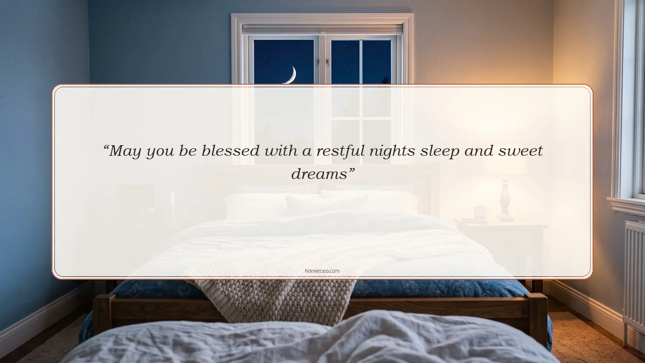 Good Night Quotes with Blessings - Good Night Captions